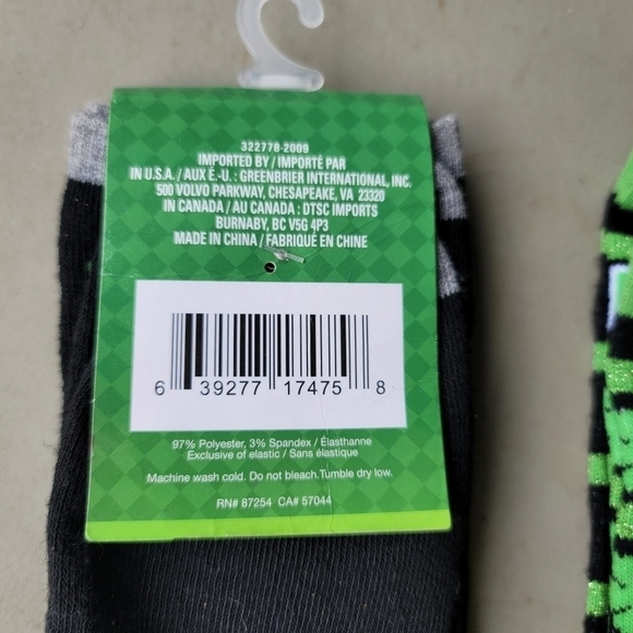NWT Lot of 3 Mens Crew Socks Sock IRELAND Saint St Patrick's Day Irish Green - Picture 6 of 6